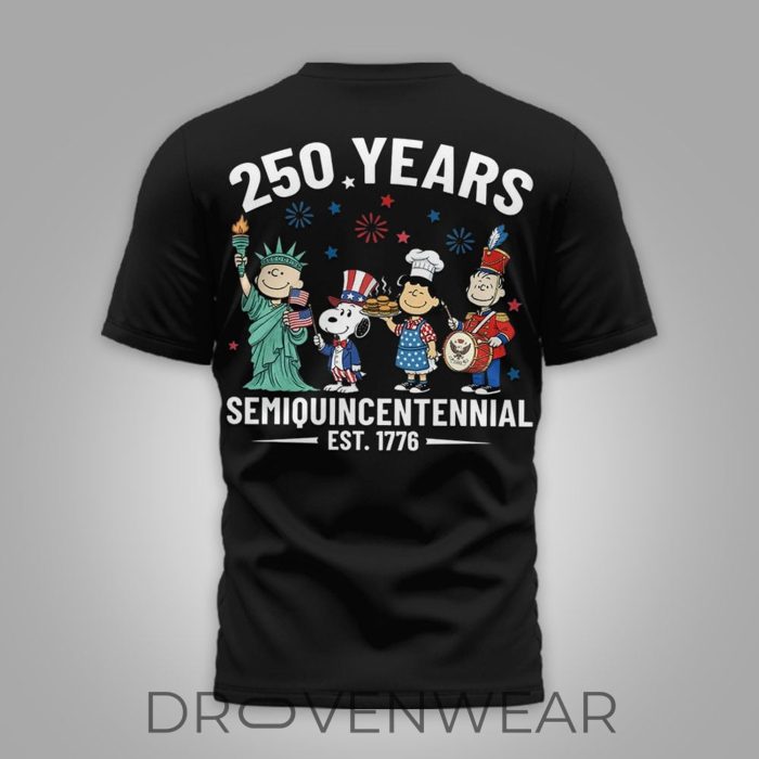 Peanuts Snoopy America 250th Anniversary Freedom Celebration Shirt - Image 4