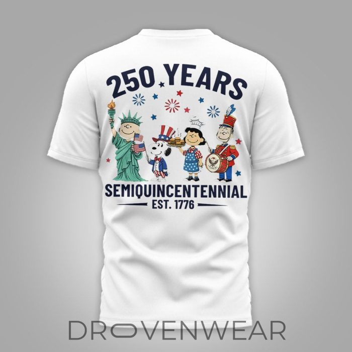 Peanuts Snoopy America 250th Anniversary Freedom Celebration Shirt - Image 6