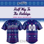 Pensacola Blue Wahoos Halfway to the Holidays Special Jersey 2026
