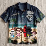 Personalized Space Family Vacation Hawaiian Shirt Summer Matching Outfit 04qhtn - Image 3