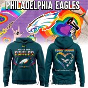 Philadelphia Eagles Pride Month 2026 Love & Acceptance Hoodie - Image 3
