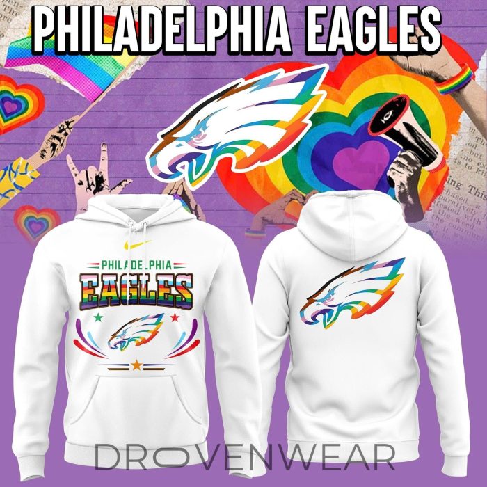 Philadelphia Eagles Pride Month 2026 Love & Acceptance Hoodie V3 - Image 2