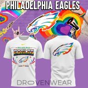 Philadelphia Eagles Pride Month 2026 Love & Acceptance T-Shirt V3 - Image 2