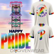Philadelphia Phillies 2026 Happy Pride Celebration Fan T-Shirt