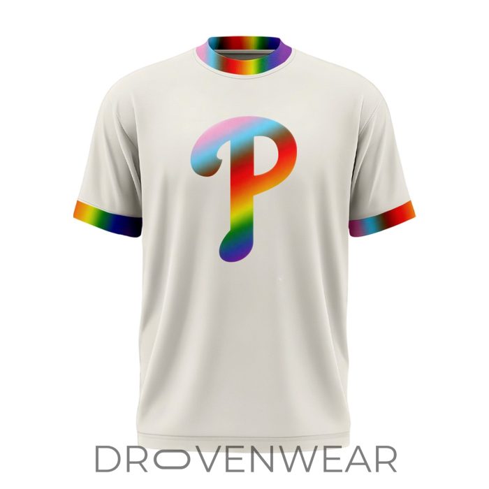 Philadelphia Phillies 2026 Happy Pride Celebration Fan T-Shirt - Image 2