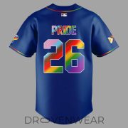 Philadelphia Phillies 2026 Pride Night Custom Baseball Jersey with Name & Number - Image 3
