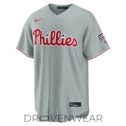 Philadelphia Phillies Bryce Harper USA 250th Anniversary Gray Road Baseball Jersey - Image 2