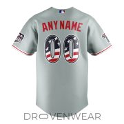 Philadelphia Phillies Independence Day USA 250th Anniversary Road Baseball Jersey - Image 2