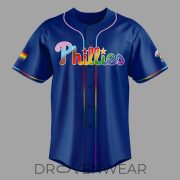 Philadelphia Phillies Pride Celebration Blue Jersey 2026 - Image 2