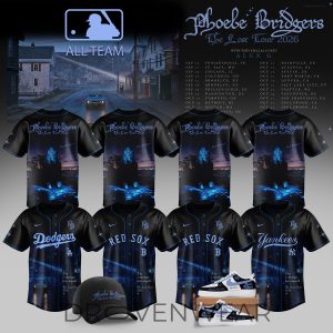 Phoebe Bridgers Lost Tour 2026 Baseball Fan Jersey Collection by Drovenwear.com