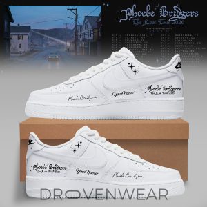 Phoebe Bridgers Lost Tour 2026 Custom Air Force 1 Sneakers by Drovenwear.com