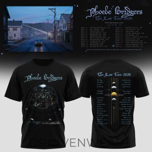 Phoebe Bridgers The Lost Tour 2026 Concert TShirt by Drovenwear.com