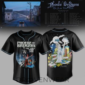 Phoebe Bridgers The Lost Tour 2026 Limited Baseball Jersey by Drovenwear.com
