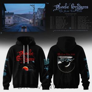 Phoebe Bridgers The Lost Tour 2026 Premium Black Hoodie by Drovenwear.com