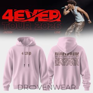 Pink Edition Jazeek 4EVER Concert Hoodie 2026 by Drovenwear.com