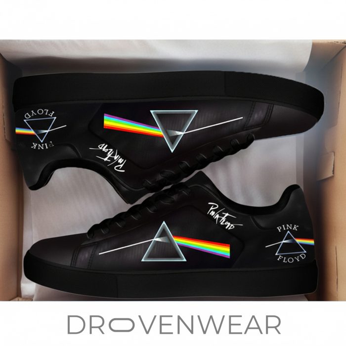 Pink Floyd Dark Side Inspired Skate Sneakers - Image 2