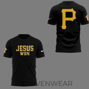 Pittsburgh Pirates Jesus Won Inspirational Limited Edition T-Shirt - Image 2