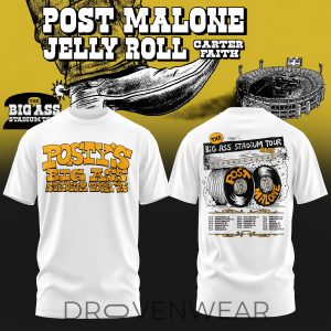 Post Malone BIG ASS Stadium Tour Limited Fan Tee V10 by Drovenwear.com