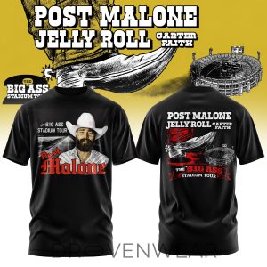 Post Malone BIG ASS Stadium Tour Signature Tee V6 by Drovenwear.com