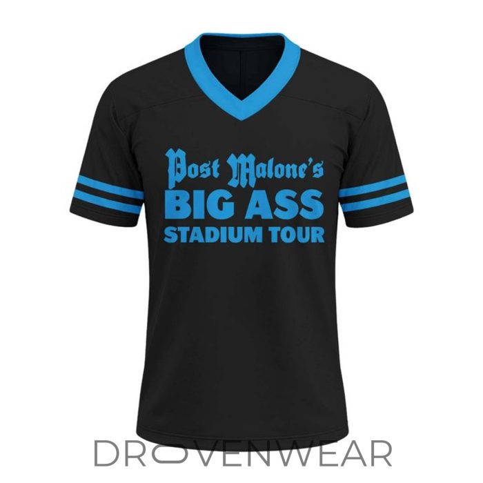 Post Malone x Carolina Panthers Big Ass Stadium Tour 2026 Football Style Jersey - Image 2