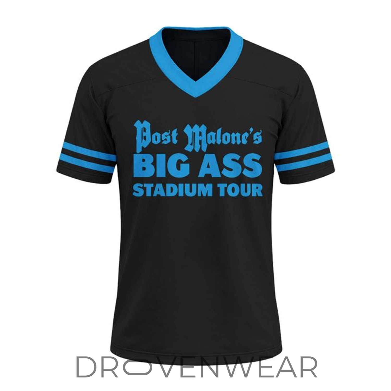 Post Malone x Carolina Panthers Big Ass Stadium Tour 2026 Football Style Jersey Post Malone x Carolina Panthers Big Ass Stadium Tour 2026 Football Style Jersey