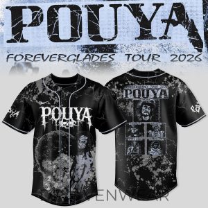 Pouya Foreverglades Tour 2026 Fan Jersey V2 by Drovenwear.com