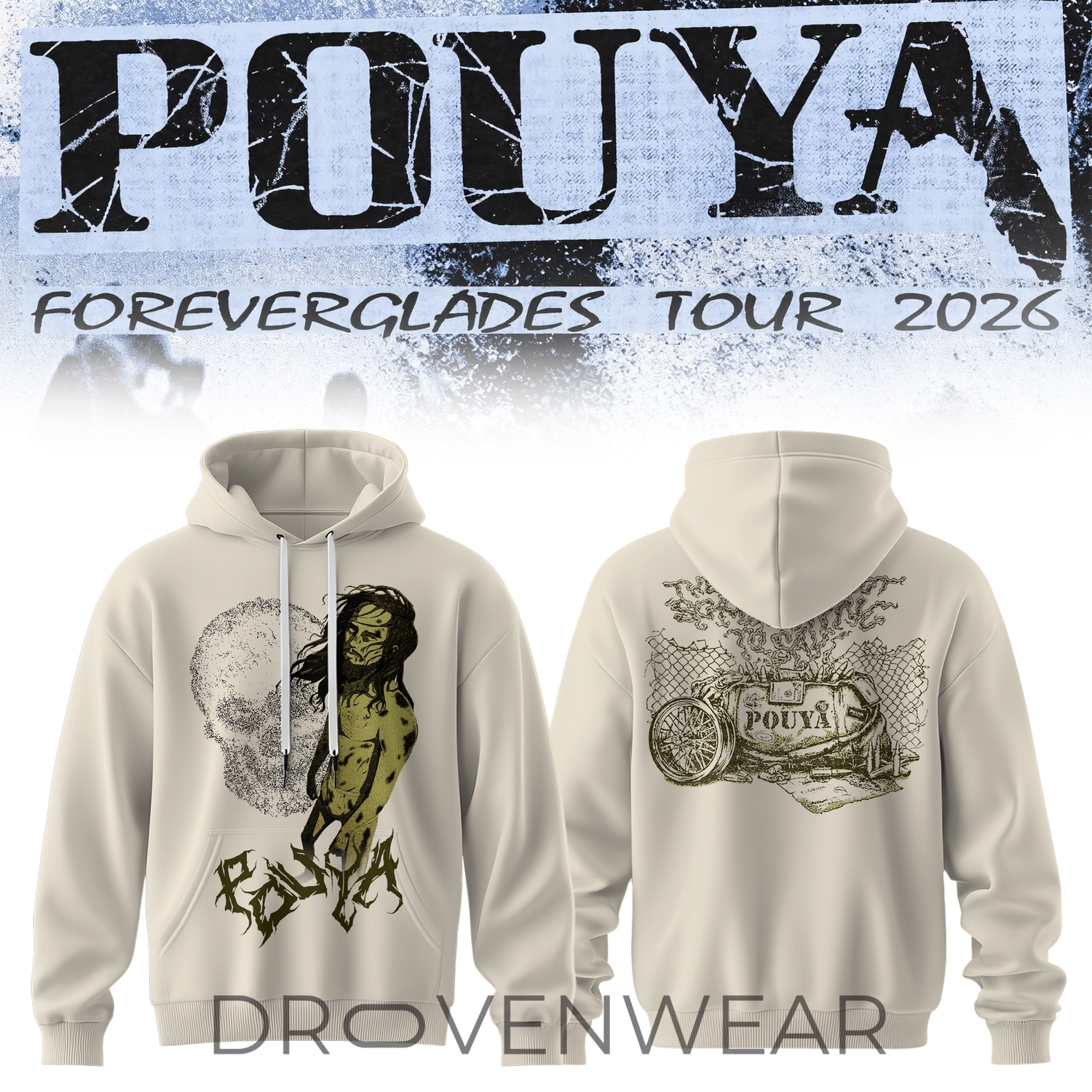 Pouya Foreverglades Tour 2026 Tour Hoodie V4 Pouya Foreverglades Tour 2026 Tour Hoodie V4