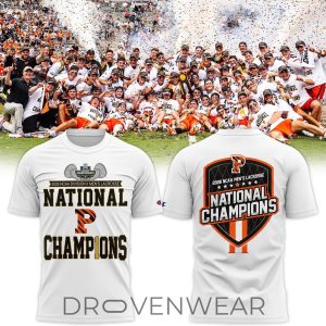Princeton Tigers NCAA Lacrosse Champions 2026 Fan Shirt by Drovenwear.com