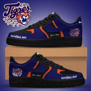 Quintana Roo Baseball Fan 2026 Custom Air Force One Sneakers by Drovenwear.com