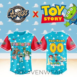 Rancho Cucamonga Quakes Toy Story Event Baseball Jersey by Drovenwear.com