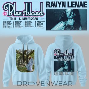 Ravyn Lenae Blue Island Tour 2026 Premium Hoodie by Drovenwear.com