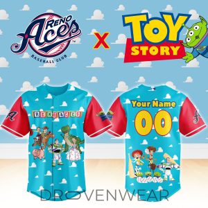 Reno Aces Toy Story Event Custom Baseball Jersey by Drovenwear.com