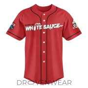 Rocket City Trash Pandas Alabama White Sauce Baseball Jersey - Image 2