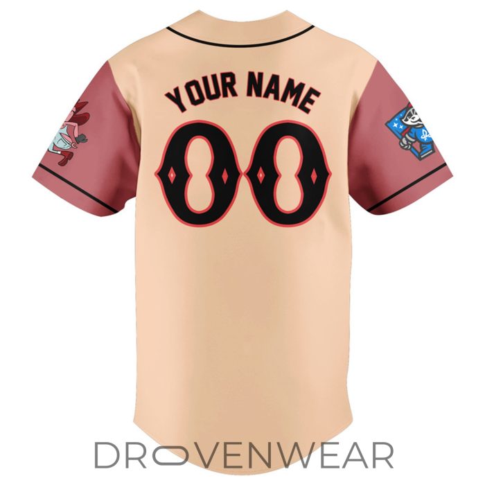 Rocket City Trash Pandas Bama Butts Baseball Jersey - Image 3
