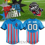 Rocket City Trash Pandas Soccer Night 2026 Event Baseball Jersey