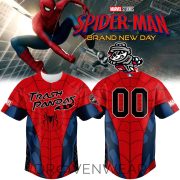 Rocket City Trash Pandas x Spider-Man Brand New Day Baseball Jersey 2026