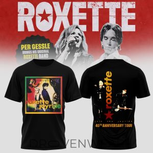 Roxette 40th Anniversary Tour Graphic Tee by Drovenwear.com