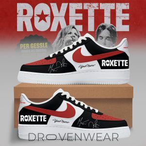 Roxette Anniversary Tour Air Force 1 Custom Sneakers by Drovenwear.com