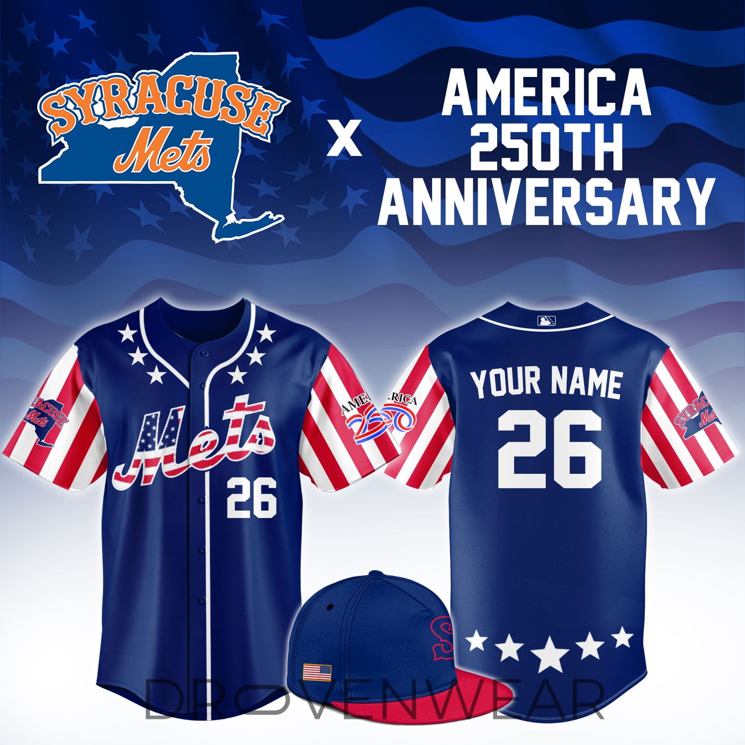 SYR America 250th Anniversary Commemorative Jersey NN SYR America 250th Anniversary Commemorative Jersey NN