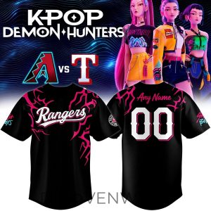 Saja Boys x Texas Rangers Special Baseball Jersey by Drovenwear.com