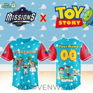 San Antonio Missions Toy Story Theme Custom Jersey by Drovenwear.com