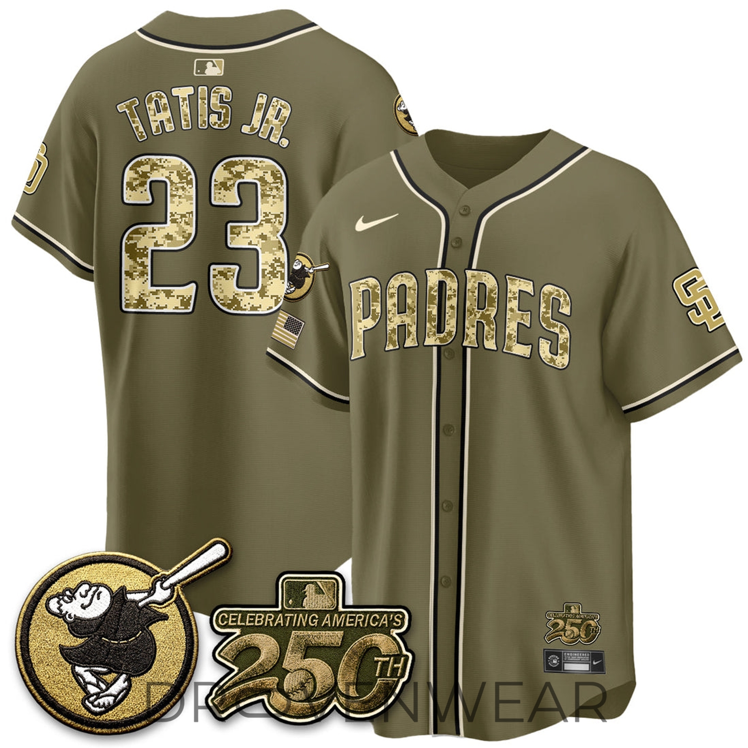 San Diego Padres Armed Forces Day 2026 Baseball Jersey San Diego Padres Armed Forces Day 2026 Baseball Jersey