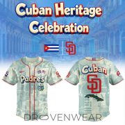 San Diego Padres Cuba Heritage Celebration Baseball Jersey 2026