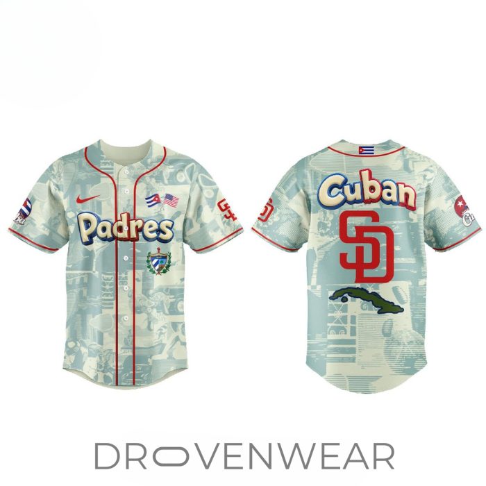 San Diego Padres Cuba Heritage Celebration Baseball Jersey 2026 - Image 2