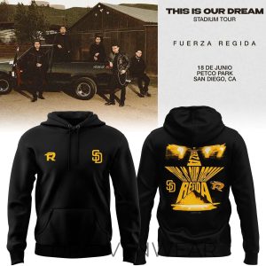 San Diego Padres x Fuerza Regida Premium Pullover Hoodie 2026 by Drovenwear.com