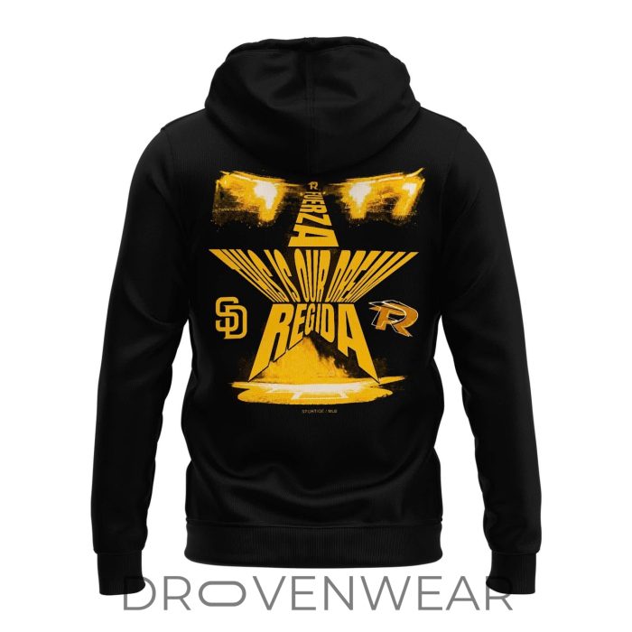 San Diego Padres x Fuerza Regida Premium Pullover Hoodie 2026 - Image 3