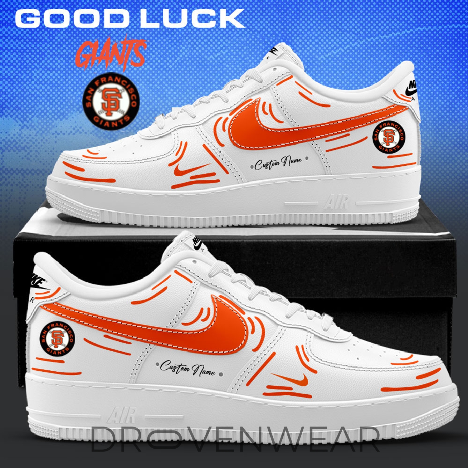 San Francisco Giants Custom AF1 Sneakers 2026 Edition San Francisco Giants Custom AF1 Sneakers 2026 Edition