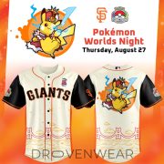 San Francisco Giants Pokémon Worlds Night 2026 Special Event Jersey