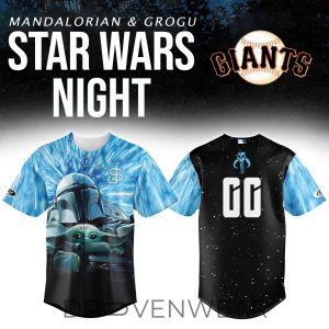 San Jose Giants Baby Grogu Star Wars Collector Jersey by Drovenwear.com
