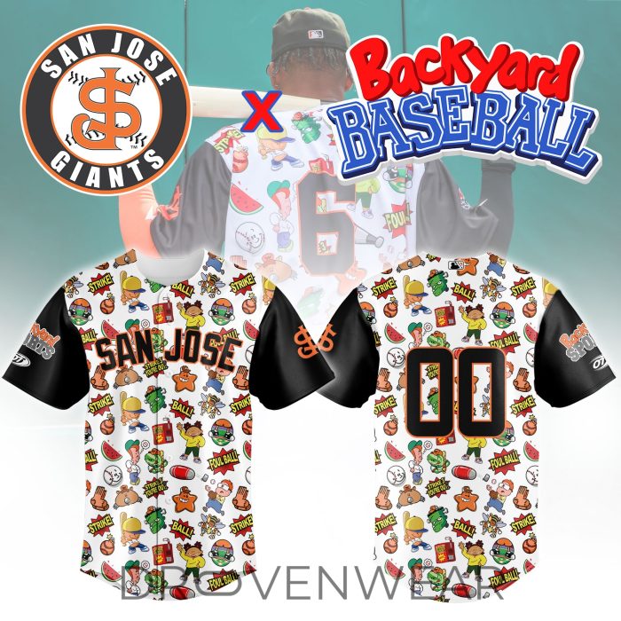 San Jose Giants Backyard Baseball Collector Edition Jersey - Image 2